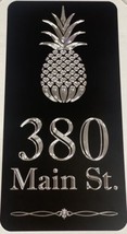 Engraved Personalized Custom House Home Number Street Address Metal 8x16 Sign - £26.14 GBP