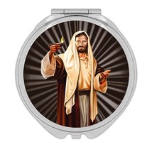 Jesus Light of the World : Gift Compact Mirror Catholic Religious - £10.38 GBP