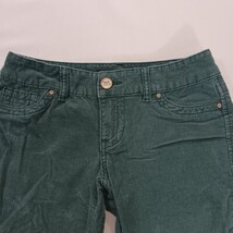 Maurices Skinny Leg Green Cotton Stretch Corduroy Pants in Women’s Size Small image 11