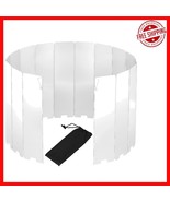 16 Plates Folding Aluminum Camping Stove Windscreen with Carry Bag - Lig... - $585.51 MXN