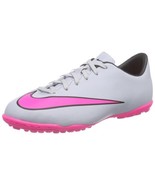 Nike JR Mercurial Victory V Gray/Pink Turf Soccer Futsal Shoes Kid Boy s... - €68,53 EUR