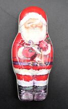 Vtg Santa Claus Shaped Tin Box Container See's Candy Shop CA 1995 4.5" - $14.99