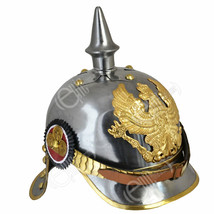 Medieval Vintage Silver Imperial German/Prussian Cuirassier PICKELHAUBE Helmet - £175.53 GBP