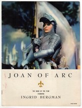 Victor Fleming&#39;s JOAN OF ARC (1948) Souvenir Book Ingrid Bergman &amp; José Ferrer - £100.53 GBP