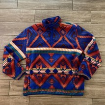 Polo Ralph Lauren Aztec Trade-blanket Fleece Pullover Men’s Southwestern... - £157.37 GBP