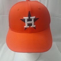 Houston Astros Baseball Cap Orange Hat Nike DRI FIT STRAPBACK ADJUSTABLE  - £15.63 GBP