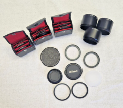 Camera Lens Filters Zeikos Kodak 49mm 52mm Step Up Rings Some Vtg Lot of 23 - $26.17