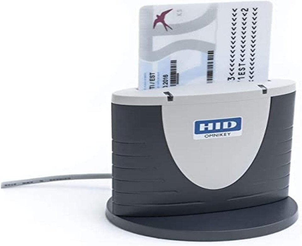 HID OMNIKEY 3121 R31210320-01 Smart Card Reader - USB 3. 0 - Gray - $34.60