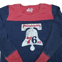 NBA Philadelphia 76ers Womens Blindside Thermal Top Touch Blue Sizes 1X 2X 4X - £13.96 GBP