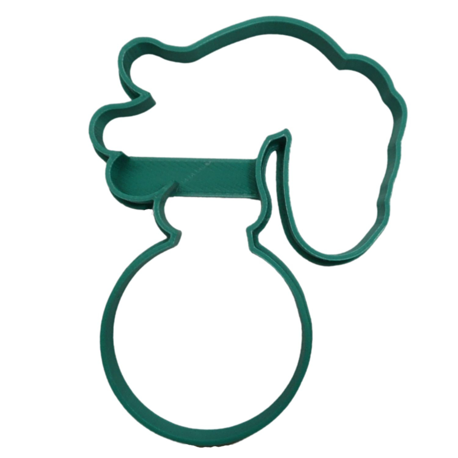 Grinch Hand Holding Christmas Ornament Outline Cookie Cutter Made In USA... - $2.99