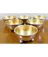 Antique National Silver Company Set Six Sterling Silver Salt Cellars Bal... - €257,22 EUR
