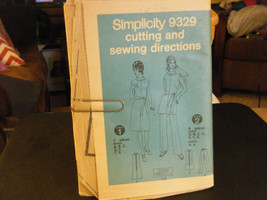 Simplicity 9329 Half-Size Dress or Tunic & Pants Pattern - Size 16 1/2 Bust - $10.73
