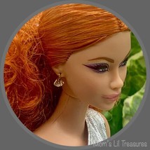 Small Rhinestone Dangle Doll Earrings Barbie Fashionista • 11-12” Doll Jewelry - £3.85 GBP