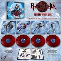 Bayonetta Original Vinyl Record Soundtrack 4 LP Blood Red Marble Box Set VGM OST - £123.09 GBP