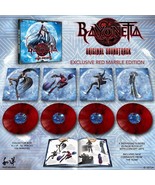 Bayonetta Original Vinyl Record Soundtrack 4 LP Blood Red Marble Box Set... - £124.40 GBP