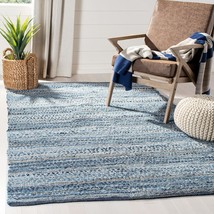 SAFAVIEH Montauk Collection Accent Rug - 3&#39; x 5&#39;, Blue, Handmade, Ideal for High - $76.99