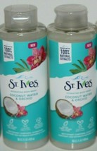 Two Pack St. Ives Coconut Water And Orchid Hydrating Body Wash 16.0fl Oz - £15.57 GBP