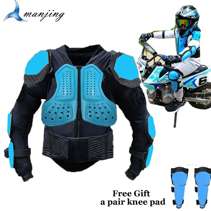 Child Kids Motorcycle Motocross Body Armor Moutain Bike Protector Skiing... - $68.78