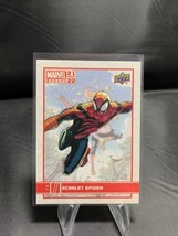 Scarlet Spider #73- 21/22 Upper Deck Marvel Annual Collector Card  - £1.55 GBP