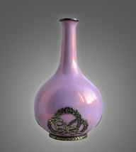 Gilt Silver Pink Enamel Miniature Vase early 20th century Finnish Master - £3,302.69 GBP