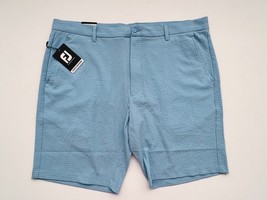 FootJoy 26887 Seersucker Performance Golf Shorts Dusk Blue ( 40 ) - £87.29 GBP