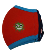 Reusable Cotton Face Mask Protective Red Coral Light Blue Mouth Cover fo... - $8.96