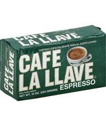 Cafe La Llave Espresso Dark Roast 100% Pure Ground Coffee (1) brick 10 o... - £2.92 GBP