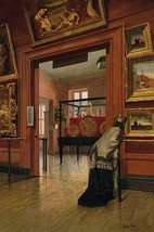 Interior of the Metropolitan Museum of at 14th Street by Frank Waller - Art Prin - £17.23 GBP+