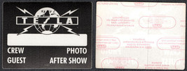 Tesla OTTO Cloth Backstage Crew/Guest/Photo/Aftershow Pass from the 1996... - £6.15 GBP