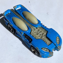 HOT WHEELS SPLITTIN&#39; IMAGE II 1994 BLUE VORTEX DIECAST RACE CAR - $4.95