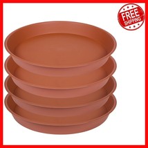 16” Round Plant Trays - Heavy Duty Plastic Saucers for Indoor and Outdoo... - $54.31