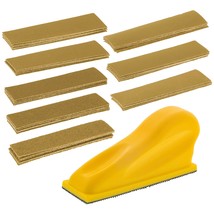 Dura-Gold Micro Hand Sanding Block Kit, 3.5” X 1” Pad, Hook &amp; Loop Backing, 40 - $38.94