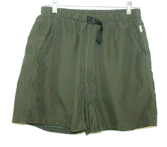 Avia Athletic Shorts Medium Green Elastic Waistband With Elastic Belt Pocketed - £8.29 GBP