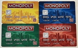 Monopoly Electronic Banking 4 Bank Cards Money 2011 Replacement Part Pieces - £5.15 GBP