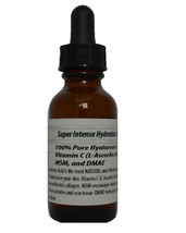 Super Intensive Anti-Aging Serum-Pure HA,Vitamin C(L-Ascorbic Acid),MSM,and DMAE - £12.13 GBP