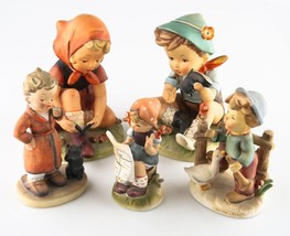 Lot of 5 Erich Stuaffer Porcelain Figurines, Good Condition, Great Colle... - $124.74