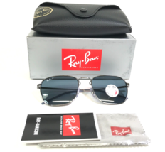 Ray-Ban Sonnenbrille Rb3588 9249/2v Gunmetal Grau Caravan Blau Polarized Gläser - £138.19 GBP