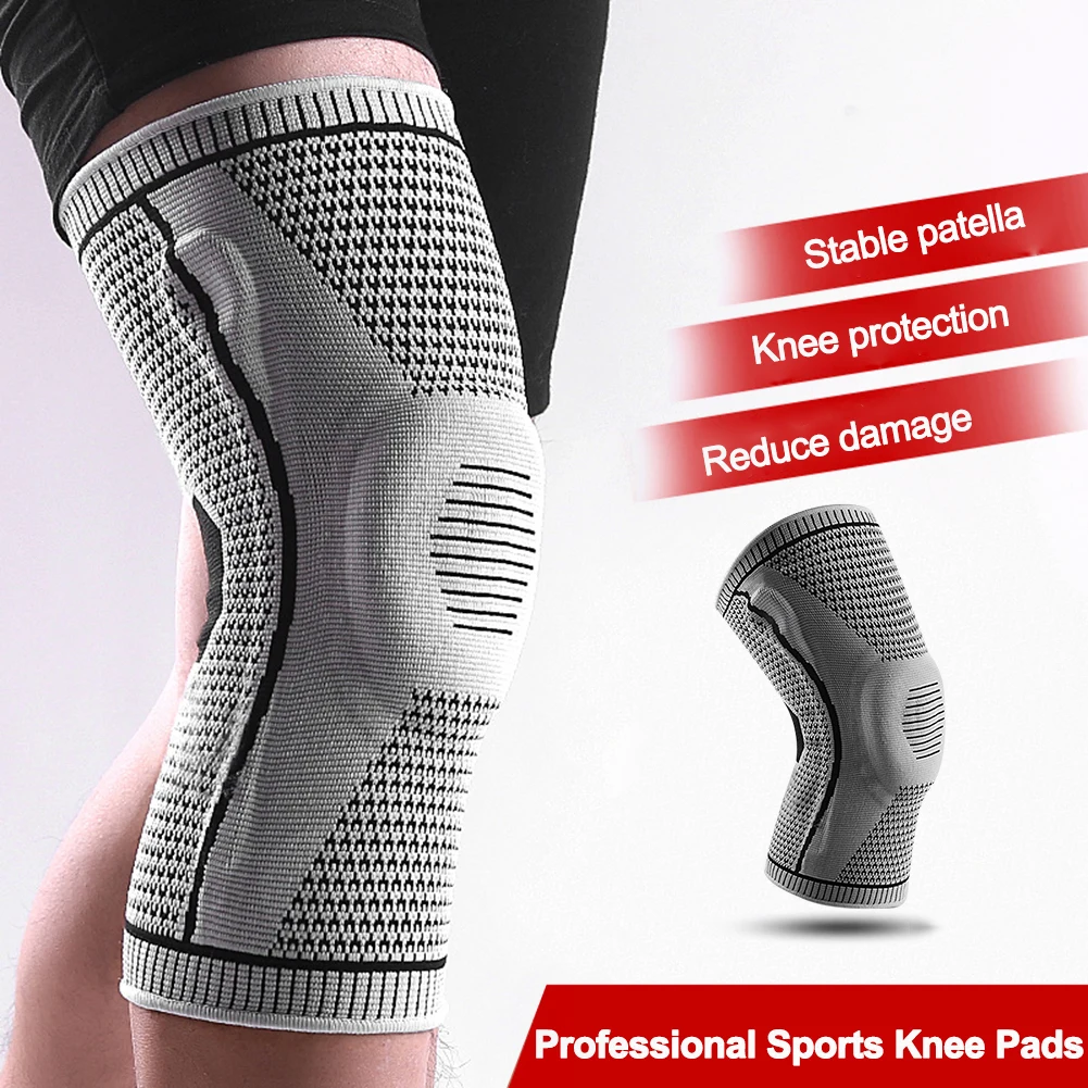 Sporting Silicone Knee Pad Anti-Slip Outdoor Sportings Running Cycling Anti-Shed - £27.97 GBP