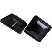 Pair 14&quot;x 14&quot; Universal Replacement RV Roof Vent Cover Black Vent Lid fo... - $46.63