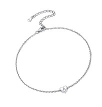 Personalized Heart Initial Bracelet, 925 Sterling - $1,120.74 MXN