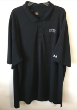 Under Armour TCU Black Polo Heat Gear Shirt Size 3XL - £19.78 GBP