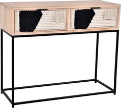 Tan/Black Layover Console Sofa Table By Progressive Furniture. - £297.84 GBP