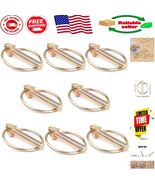 Durable 5/16 inch Lynch Pin Kit - 8 PCS High Carbon Steel with Anti-Rust... - $21.17 CAD