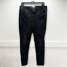 Democracy Jeans Womens 14 Skinny Ab Technology Black Stretch Denim Slimming - $22.99