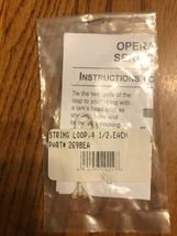 Instructions For String Loop .4 1/2, Each Part #2698EA - $11.87