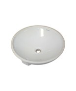 Duravit 0468400000 White-Color 15.75&quot; Undermount Bathroom Lavatory w/ Ov... - $399.74