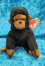 ⭐️ CONGO ⭐️  PVC 1996 TY Beanie Baby MONKEY - Tush and Tag Errors - $4.99