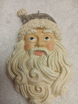 Lrg Santa Claus-Christmas silicone mold for Fondant-hand crafts-polymer Clay I3 - $19.80