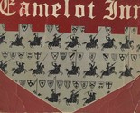 Camelot Inn Pancake Inn Die Cut Menu Florida 1950&#39;s - $27.72