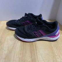 New Balance 680v6 Black Magenta Kids Size 6M Shoes Sneakers Running Gym - $24.01
